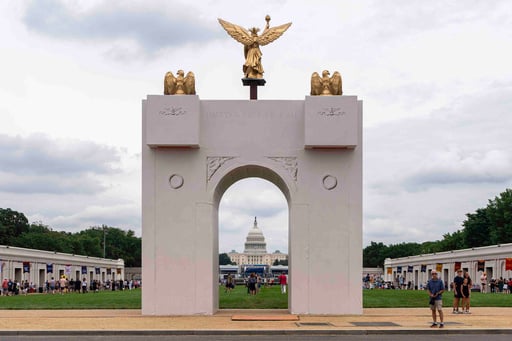 New Plans For Trump’s Arch Don’t Mention The ‘military Complex’ He Said It Would Host