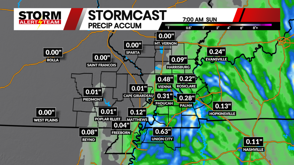 Latest 4km Graf Precipitation Accum