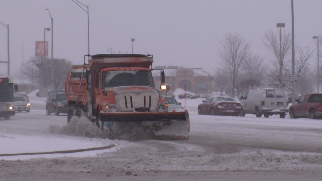 Plows working around the clock to clear streets