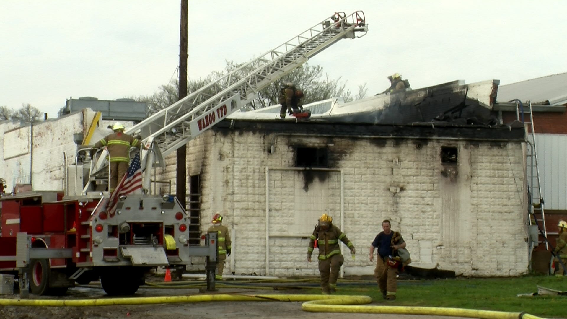 Firefighters contain blaze at Wahoo meat locker