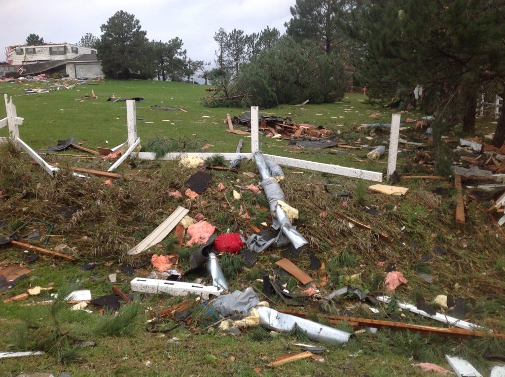 UPDATE Tornado damage to Hickman and areas