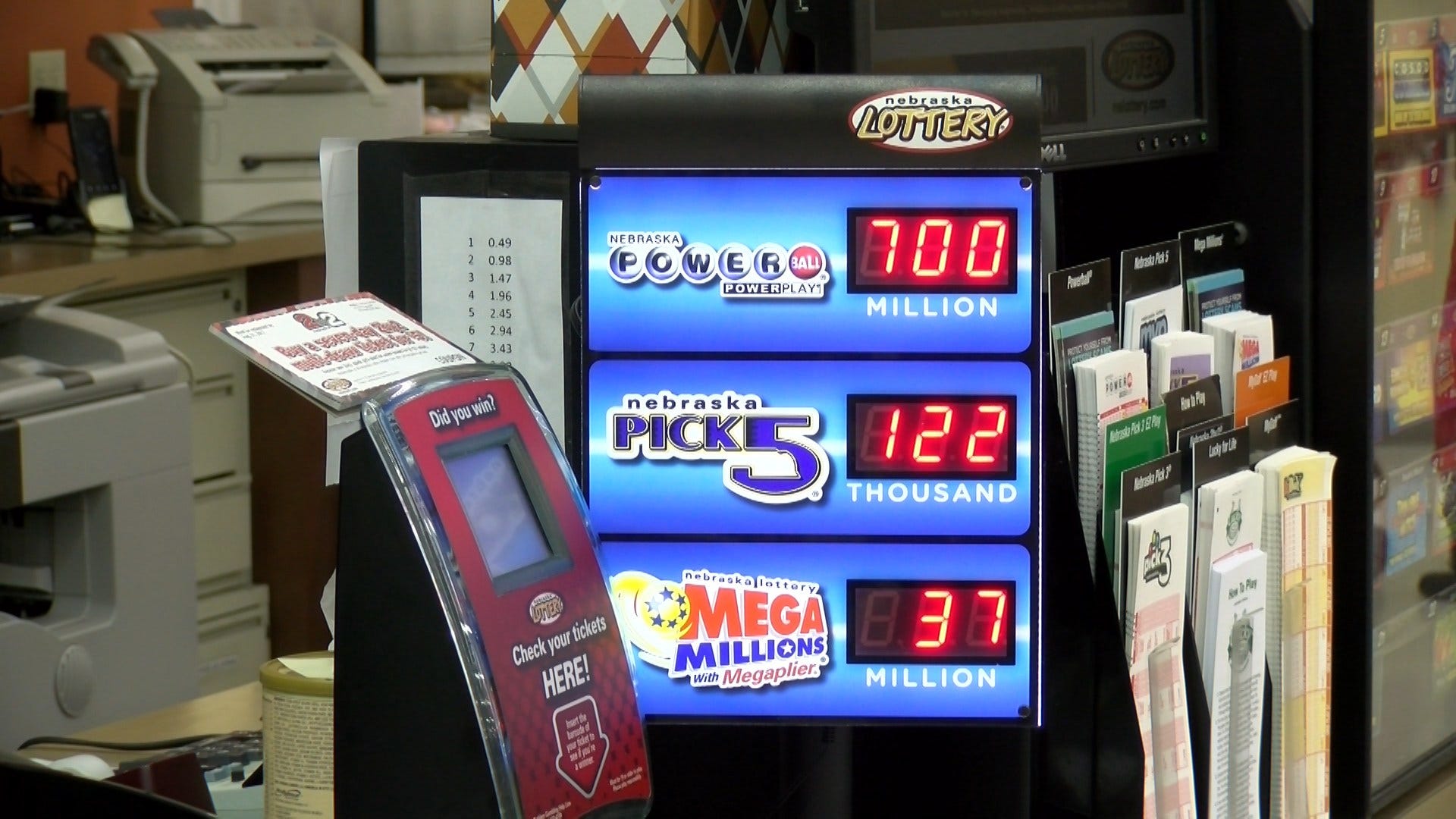 Winning Powerball numbers