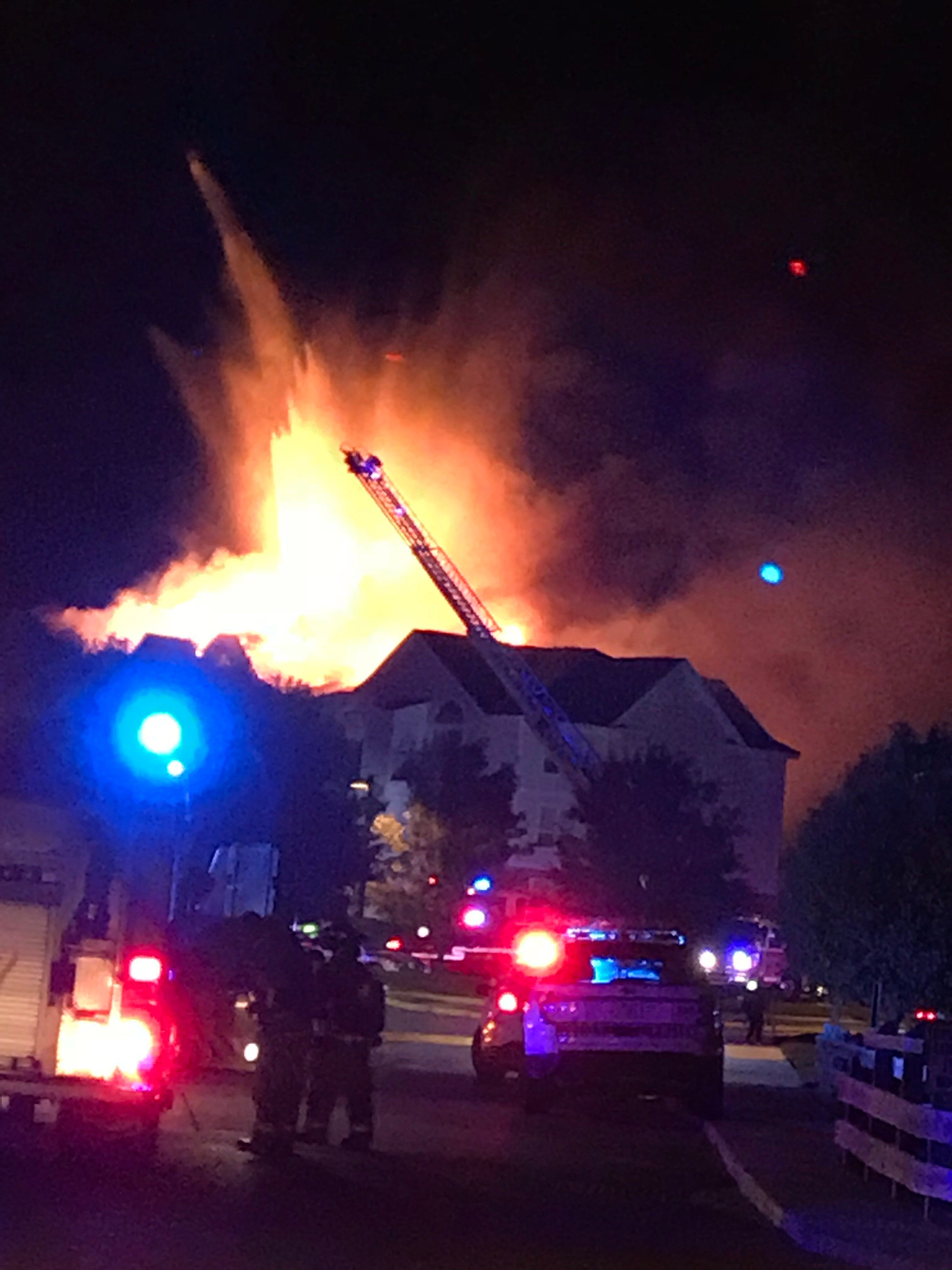 Apartment building total loss after 3-alarm fire