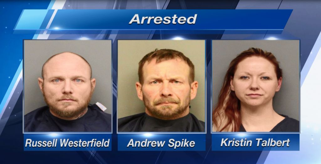 Three arrested in January burglary