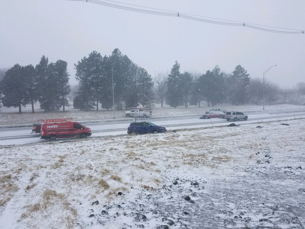 10 car accident near 84th and Havelock