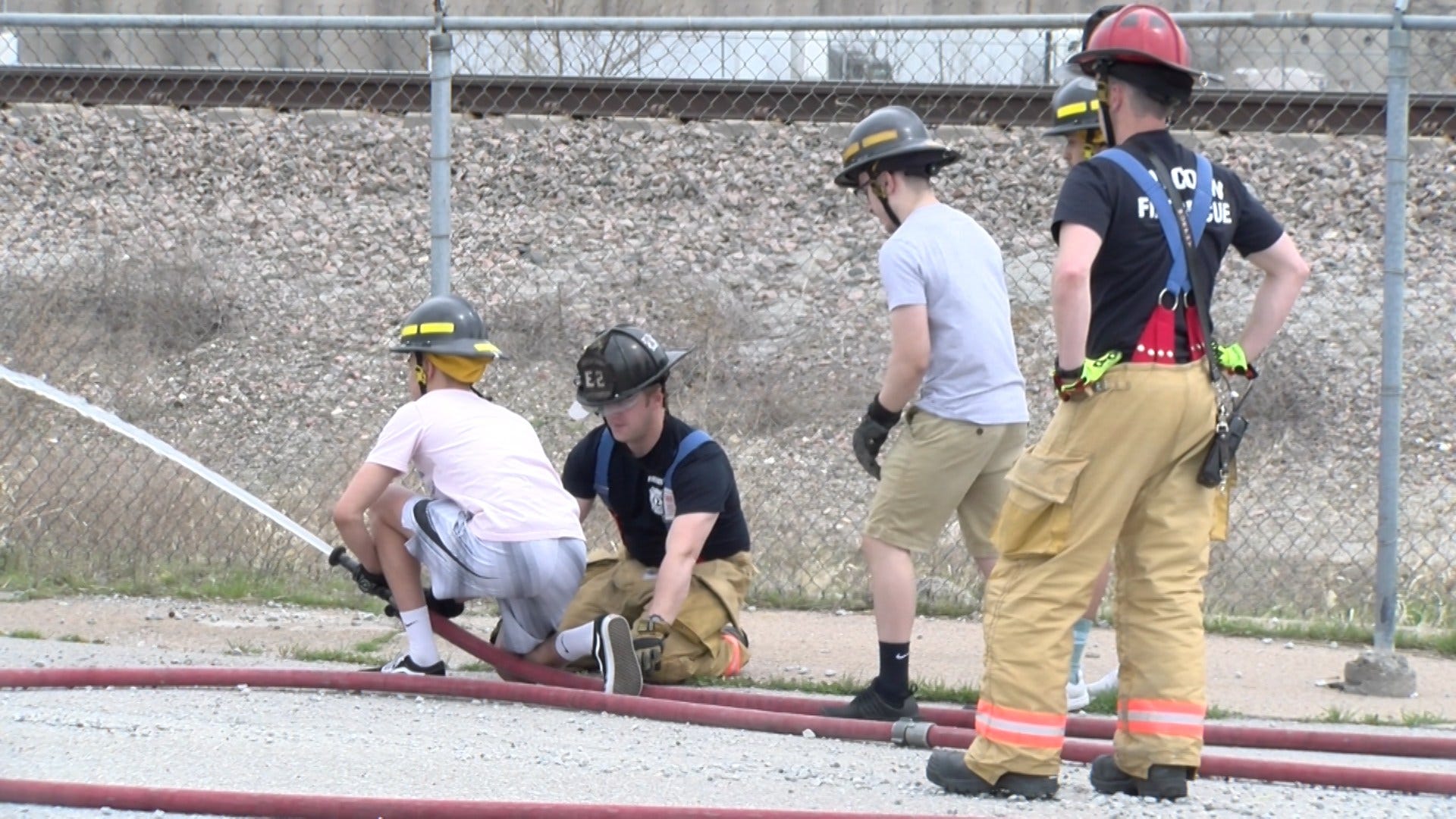 Lincoln Fire & Rescue Holds 'taking Charge' Career Day Program