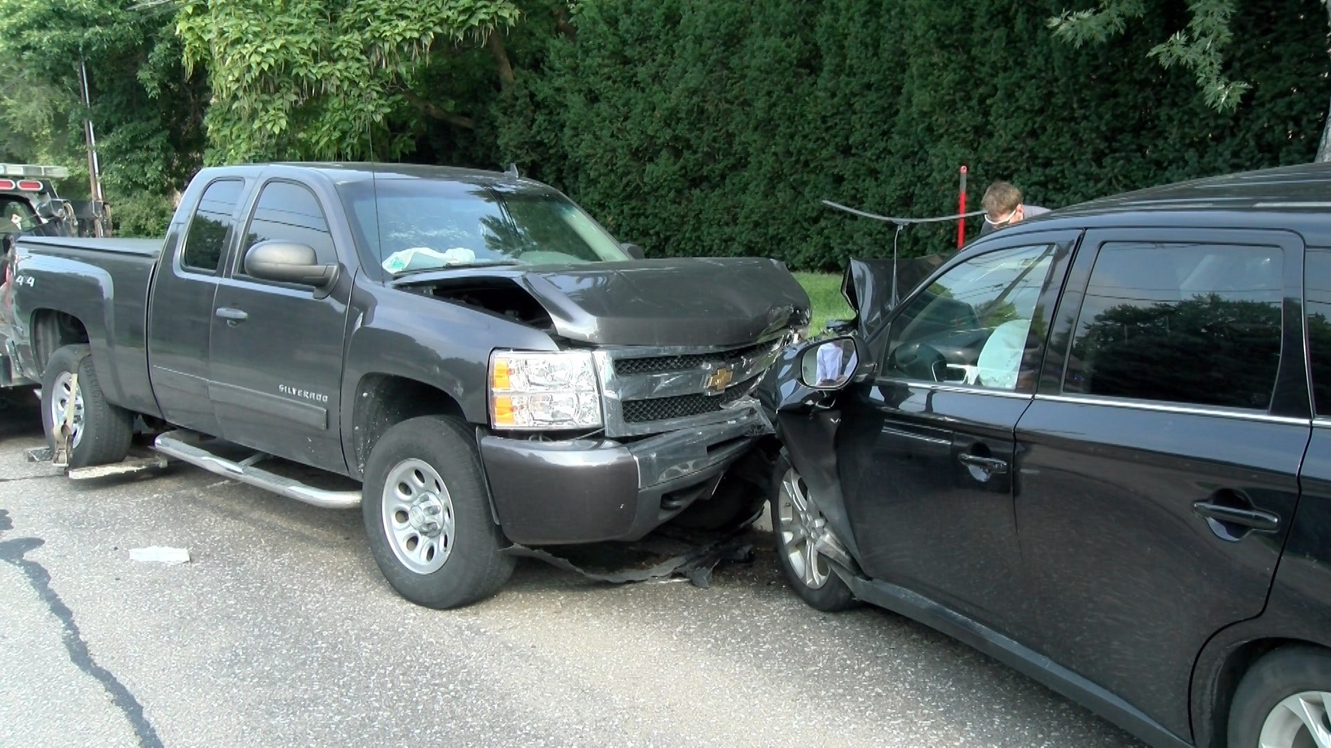 Three car accident at 42nd and Randolph