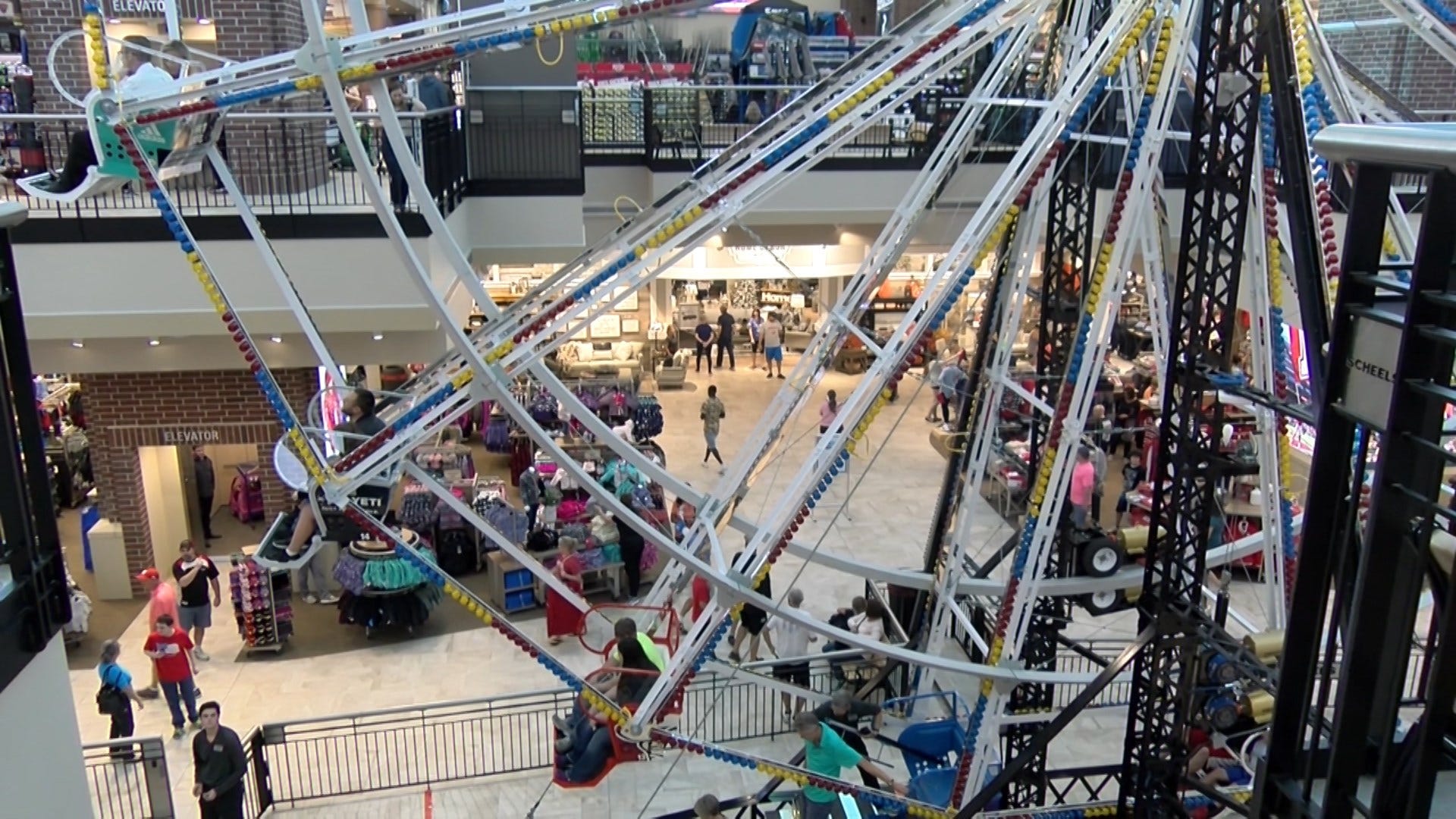 Crowds Flood Scheels' New Store At Grand Opening