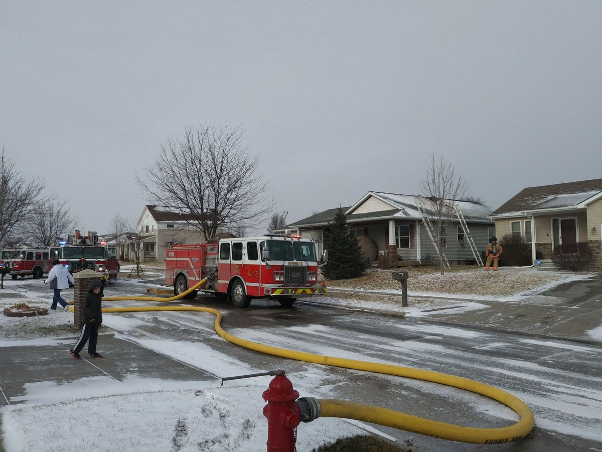 Thousands of dollars in damage after house fire