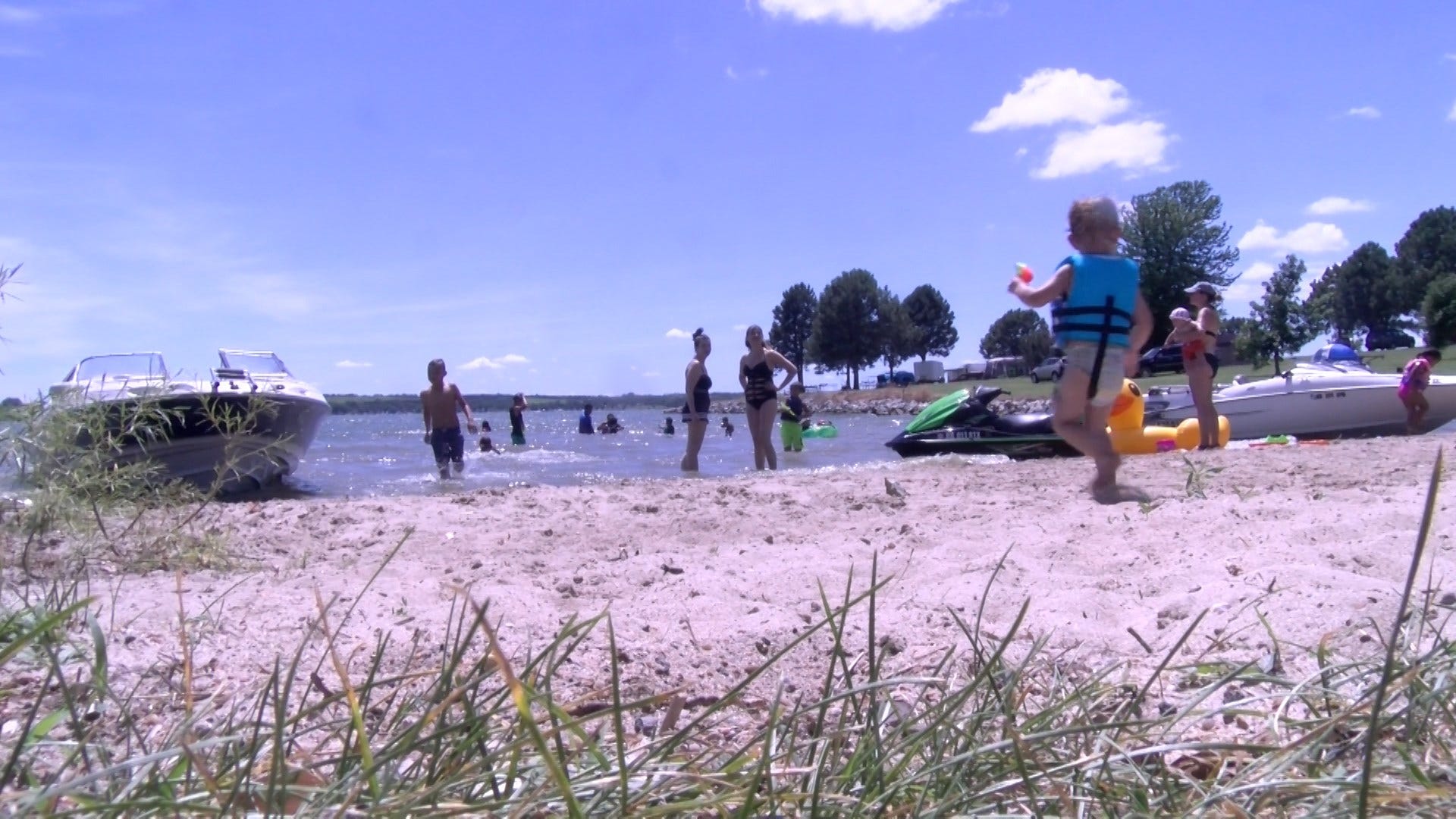 Celebrating the Fourth of July at Branched Oak Lake