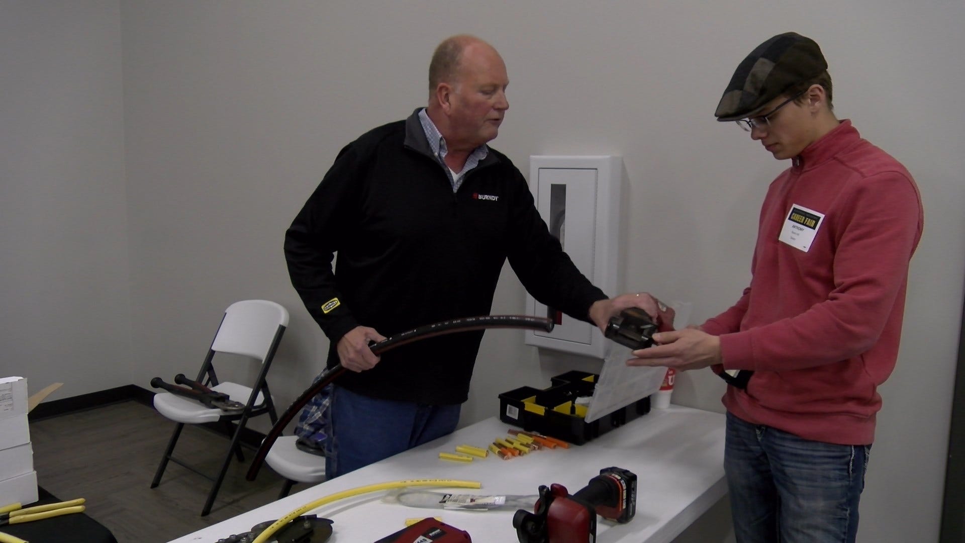 Kolt Riley Local high schoolers introduced to world of electrical training