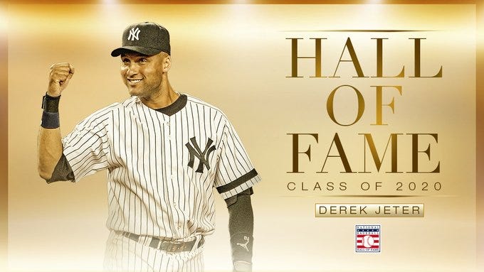 Derek Jeter and Larry Walker voted into Hall of Fame