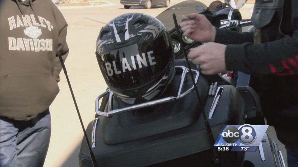 Motorcyclists Come Together To Honor Blaine Who Was Killed