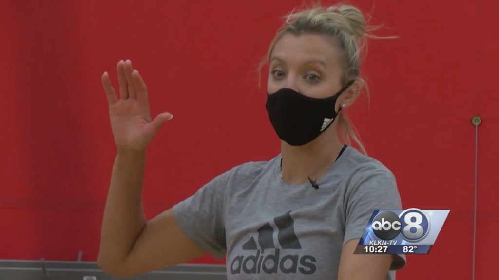 Mic'd Up: Former Husker Jordan Larson Interacts With Youth Volleyball Campers