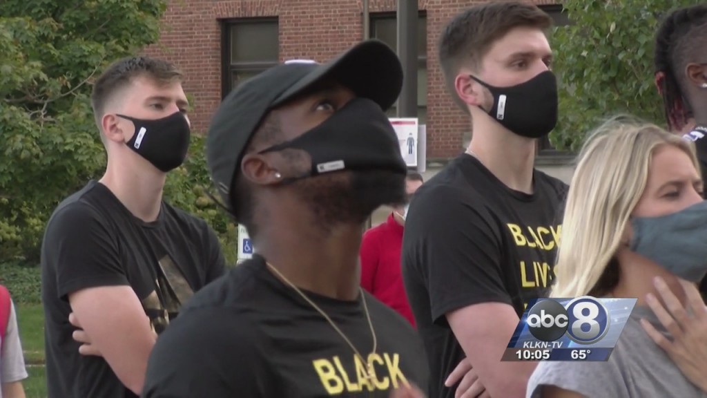 Nebraska Student Athletes Gather For Social Change