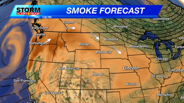 West Coast Wildfire Smoke Impacts And Timeline For Nebraska