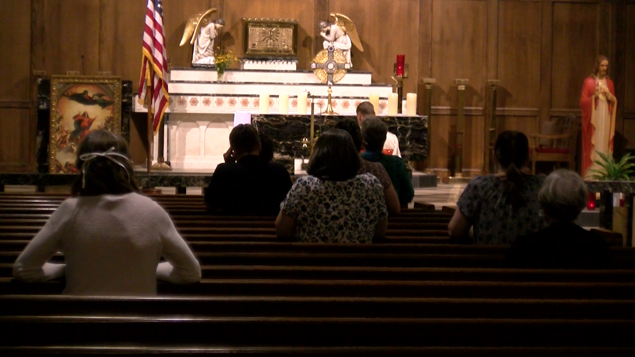 St. Teresa Catholic Church holds prayer vigil for Officer Herrera