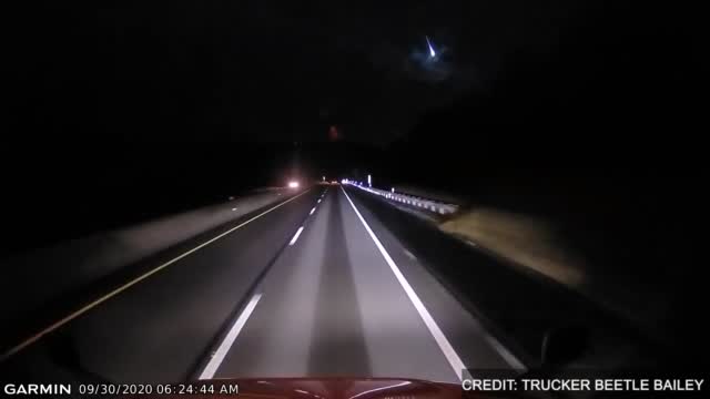 Fireball Caught On Camera In Pa.