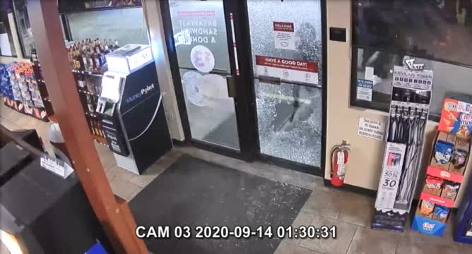 Surveillance Video Of Suspects Breaking Into Casey's