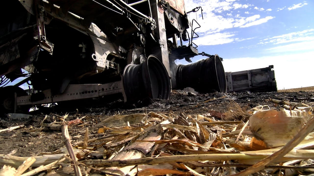 'It's like watching a dream burn:' Local farmer's harvesting equipment ...