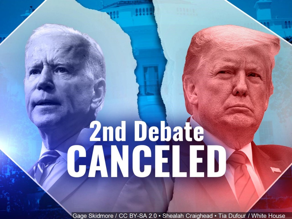 presidential debate canceled