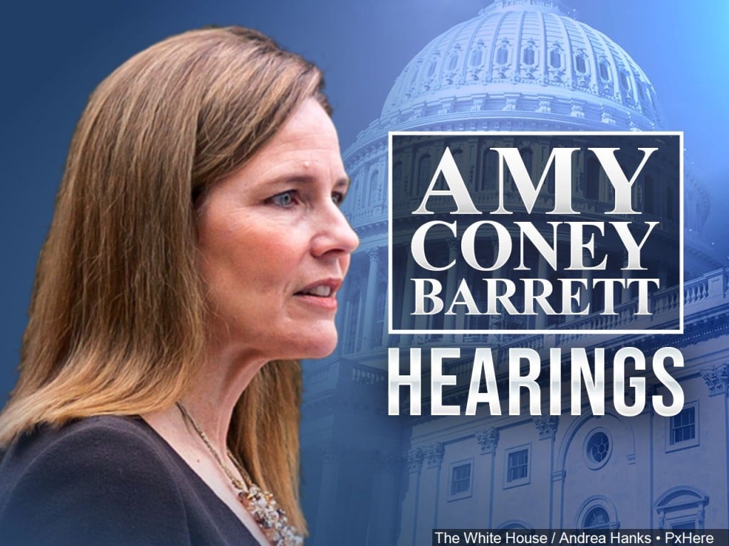 Supreme Court Nominee Amy Coney Barrett's Senate Committee hearing.