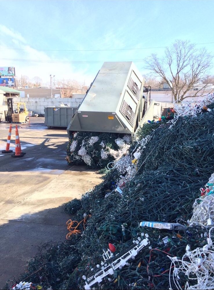Local drive helps Nebraskans recycle old holiday lights