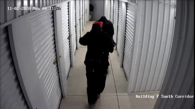 Suspects Seen Burglarizing Big Red Self Storage