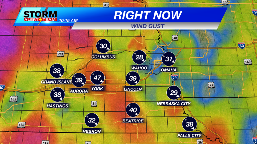 STORM ALERT TEAM: Wind Advisory in effect today thanks to high wind gusts