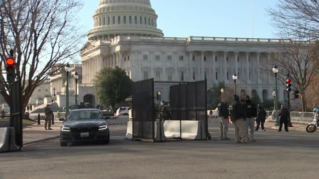Raw Video Of The U.s. National Guard Outside The Capitol