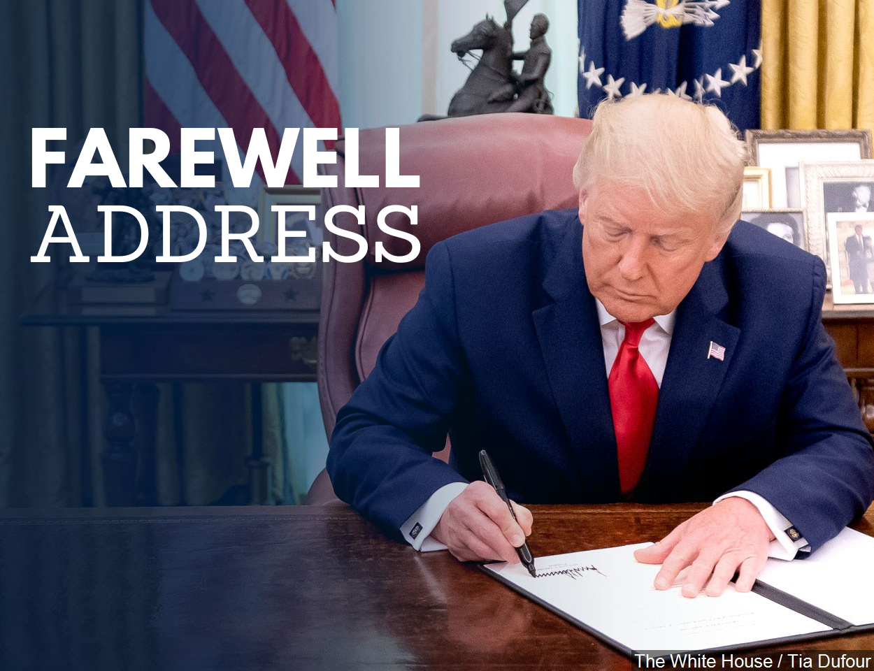 WATCH President Donald Trump's farewell address