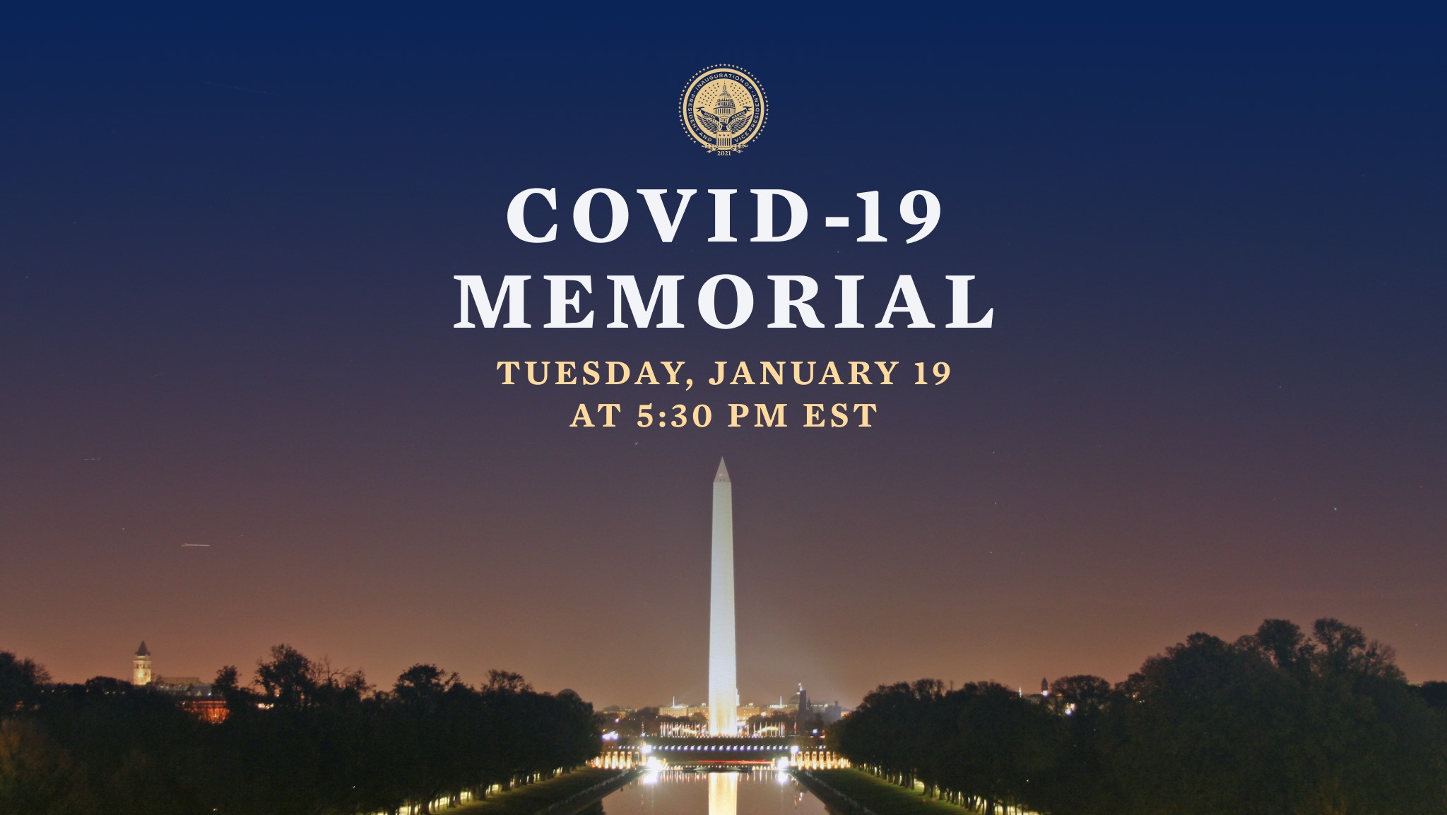 Memorial to COVID victims happening across America today; Lincoln ceremony this evening