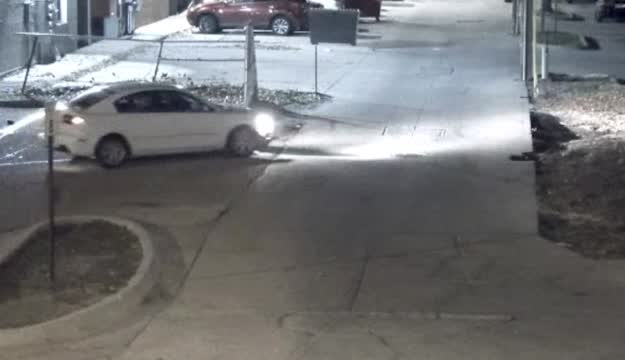 Crime Stoppers: Video Of A White Car Ramming Into A Fence At Lincoln High School
