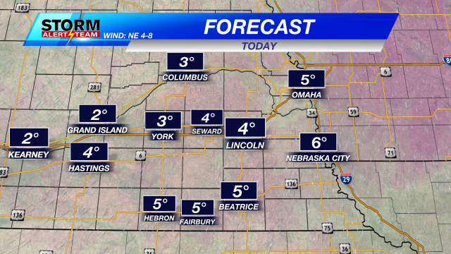 Record temperatures possible as colder air takes aim on Nebraska