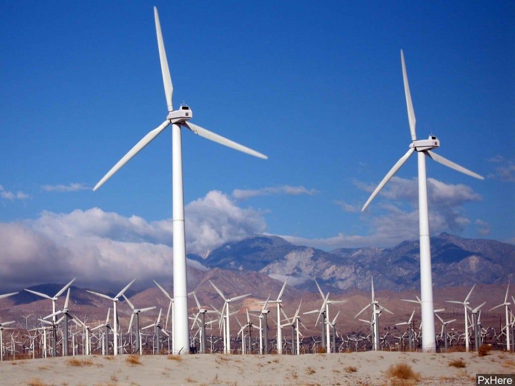 wind turbines, renewable energy