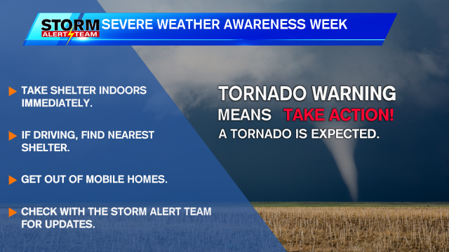 Severe Weather Awareness Week: Tornado Warning vs Tornado Watch