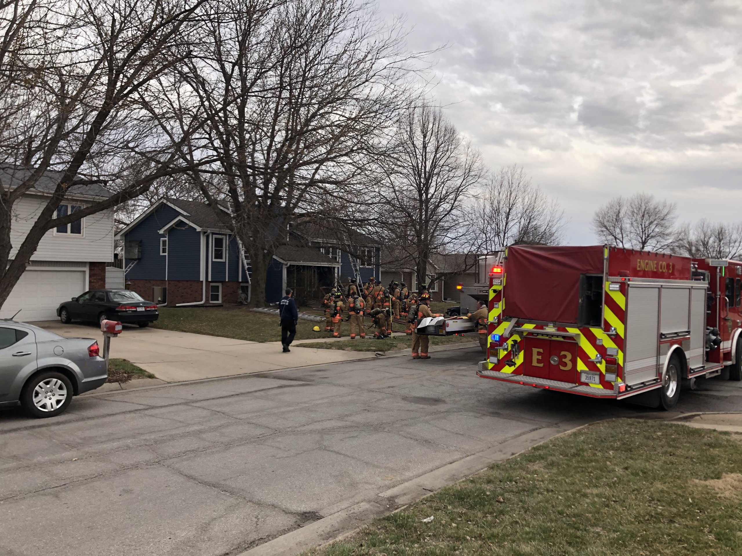 Lincoln Fire and Rescue responds to north Lincoln house fire