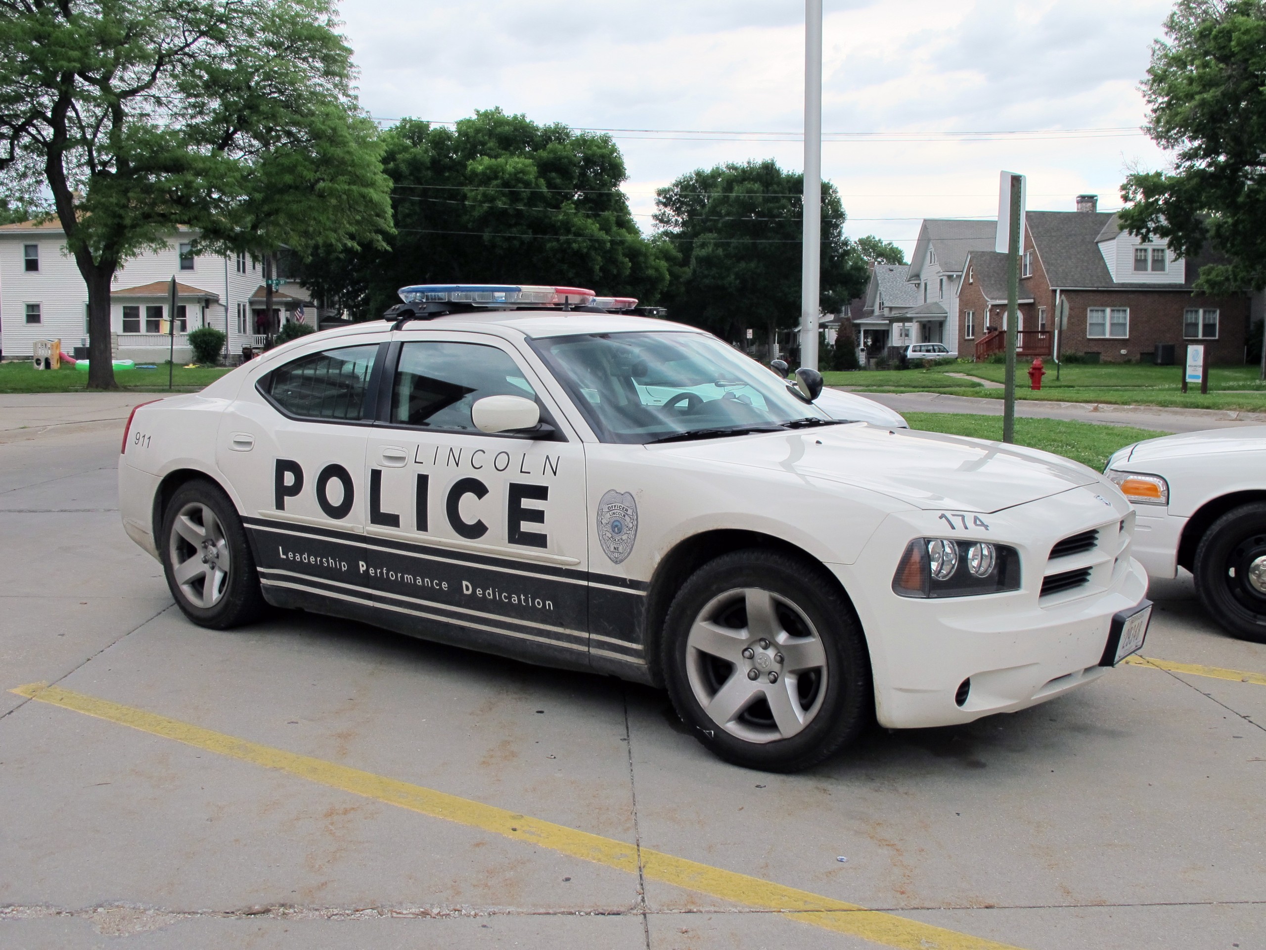 LPD: Police cruiser rammed overnight