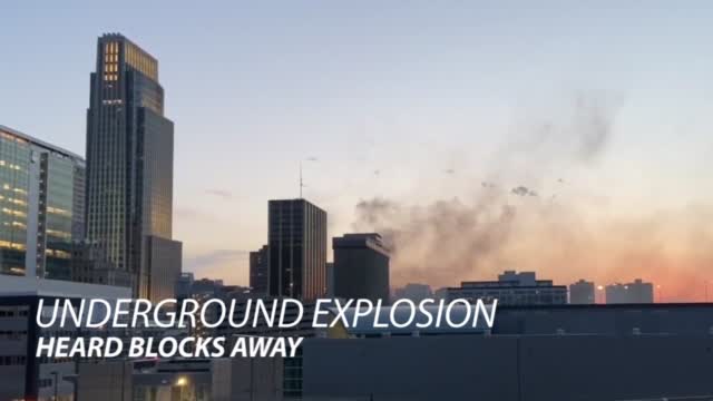 Underground Explosion Near The Doubletree Hotel