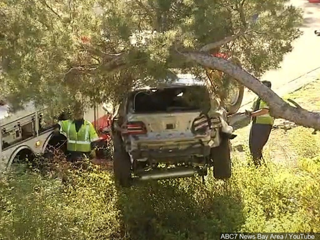 Tiger Woods, car wreck