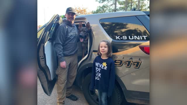 5 Year Old Donates Savings To K9 Unit