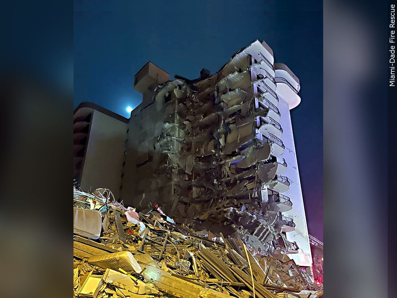 'Deep fire' slowing rescue effort at collapsed Florida condo