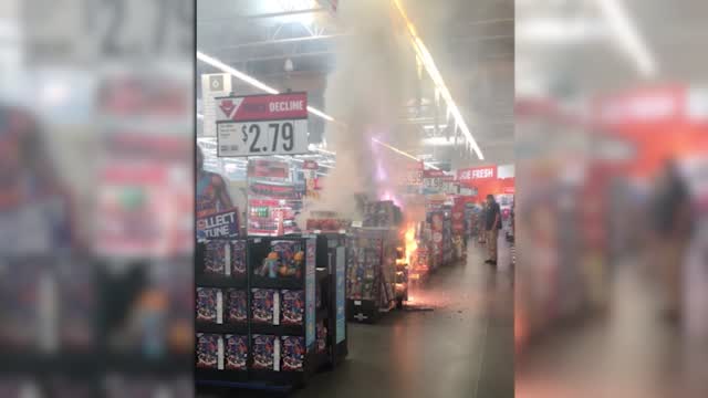 Fireworks Ignited In Minnesota Grocery Store