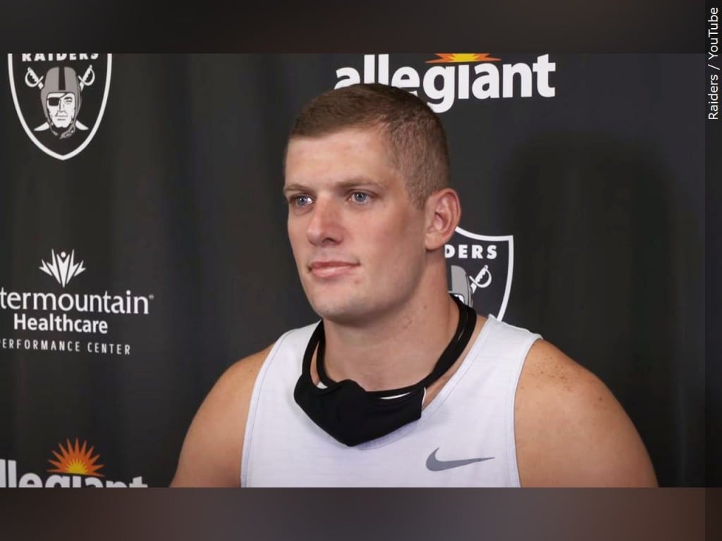 Carl Nassib is first openly gay active NFL player, from Las Vegas
