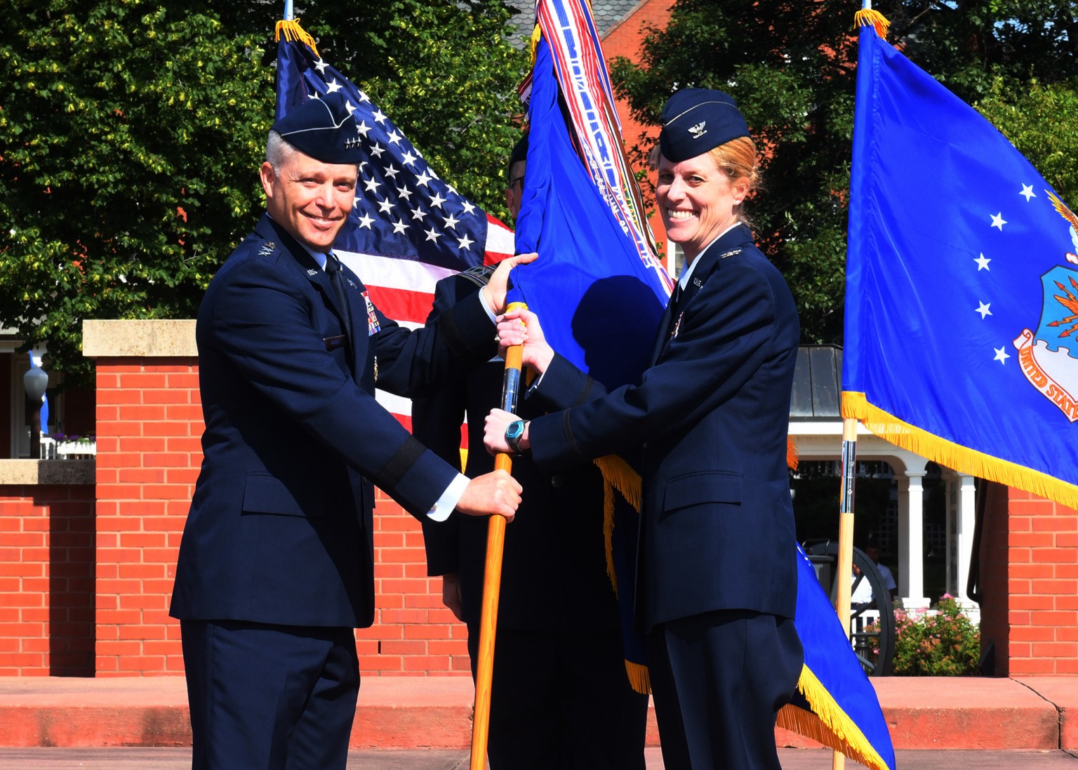 Offutt's Fightin' 55th Wing 1st female commander
