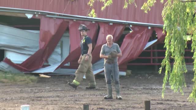 Wisconsin Barn Collapses