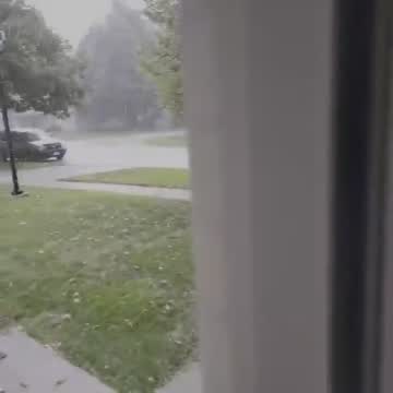 Hail Storm In Stromsburg Tuesday