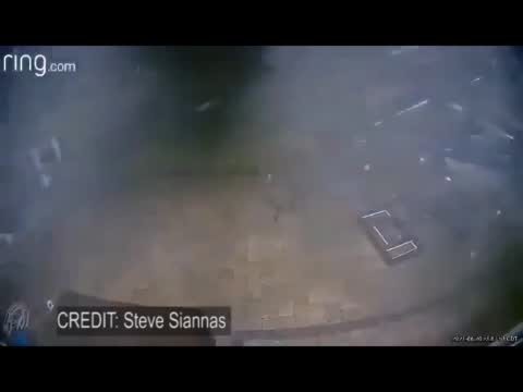 Doorbell Camera Catches Tornado Tearing Through Property