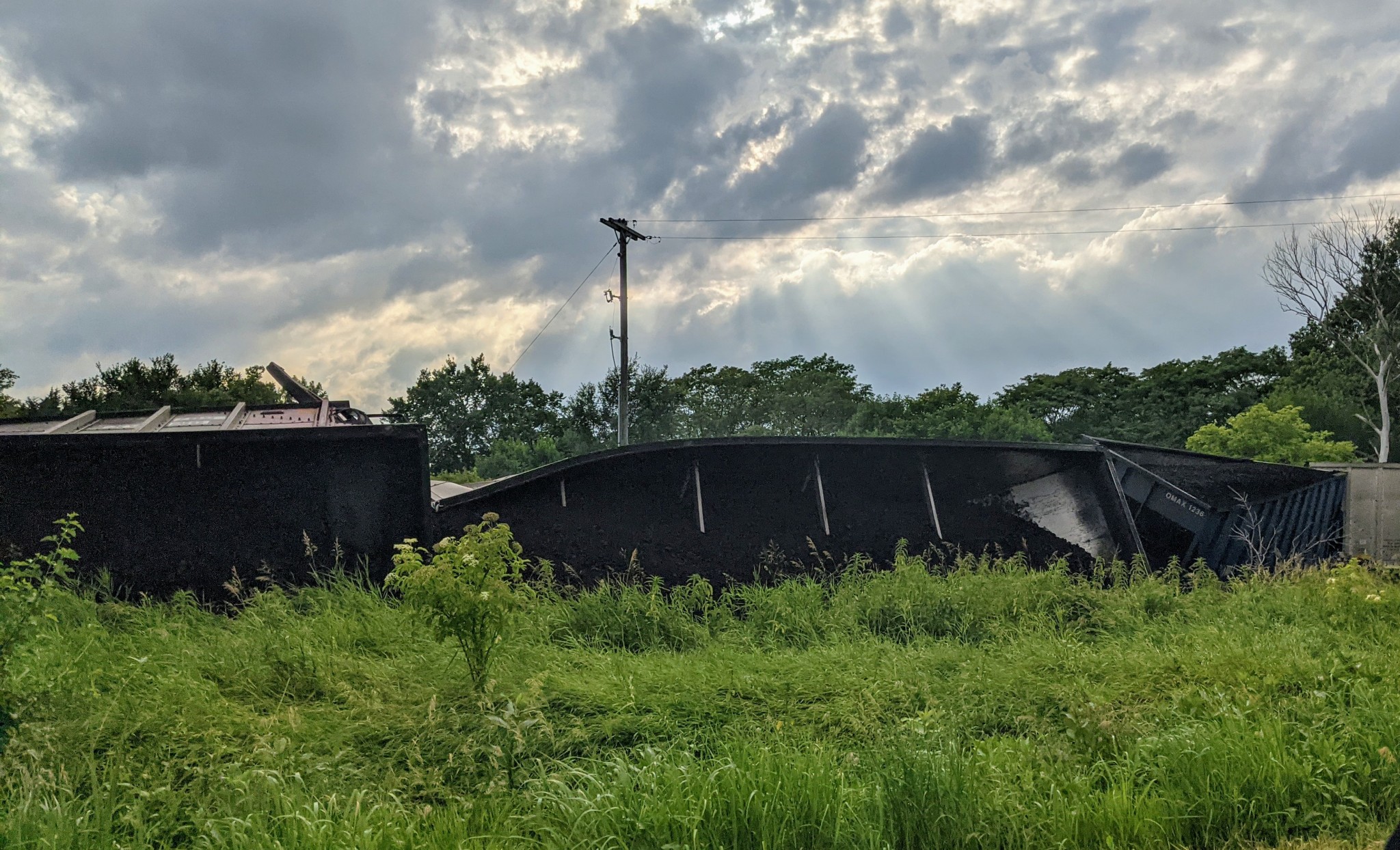 Train Derailment along Highway 2 Corridor near