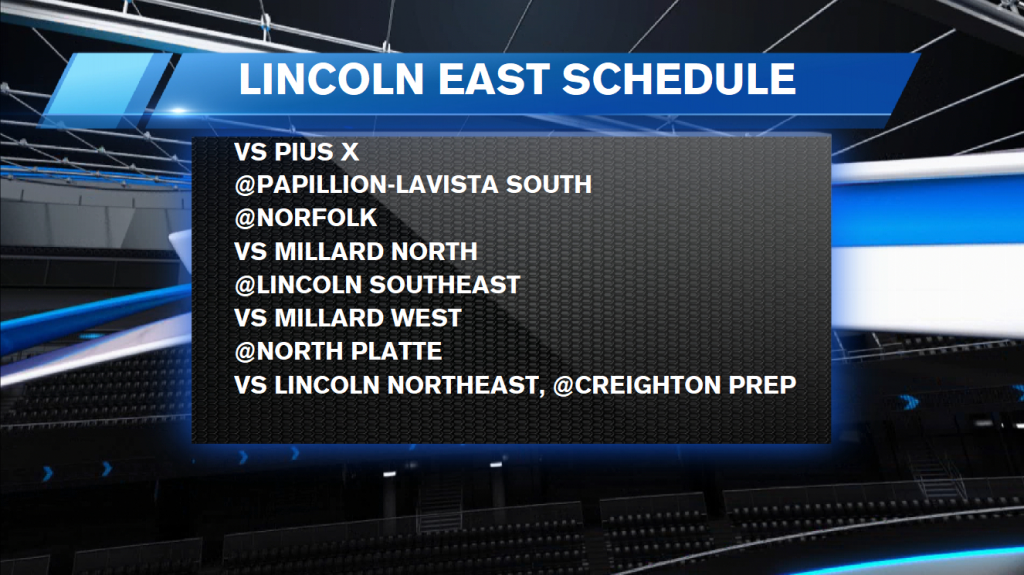 Lincoln East Schedule